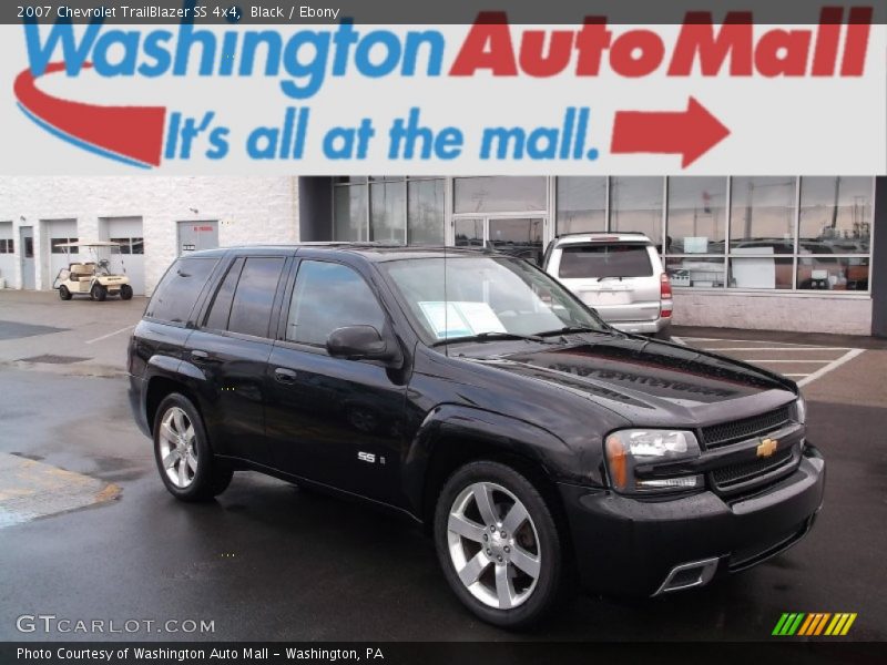 Black / Ebony 2007 Chevrolet TrailBlazer SS 4x4