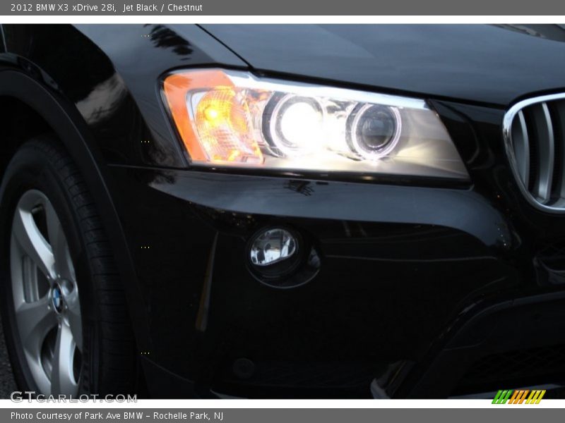 Jet Black / Chestnut 2012 BMW X3 xDrive 28i