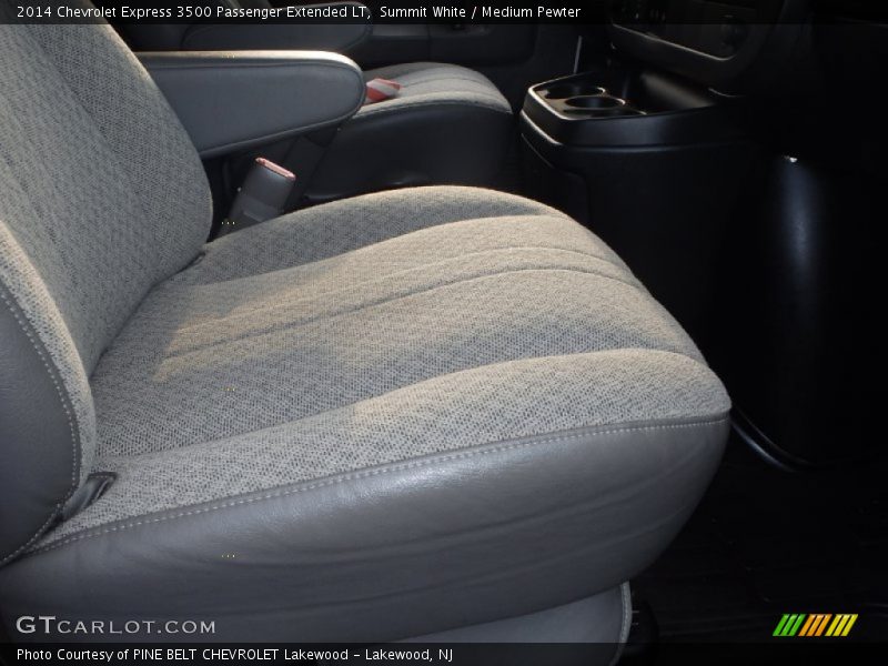 Summit White / Medium Pewter 2014 Chevrolet Express 3500 Passenger Extended LT