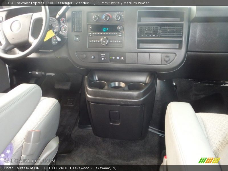 Summit White / Medium Pewter 2014 Chevrolet Express 3500 Passenger Extended LT