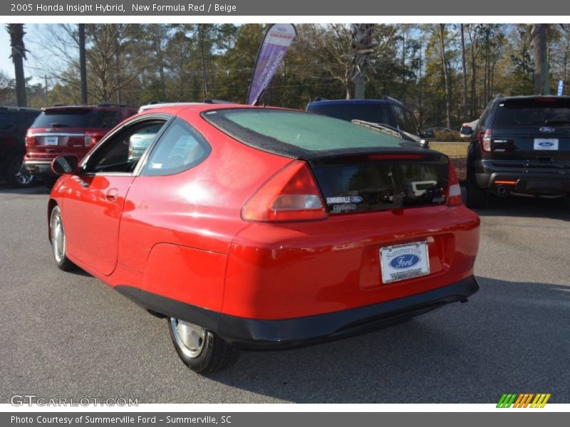 New Formula Red / Beige 2005 Honda Insight Hybrid