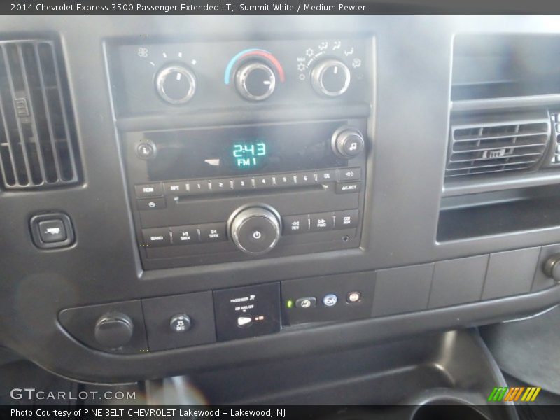 Summit White / Medium Pewter 2014 Chevrolet Express 3500 Passenger Extended LT