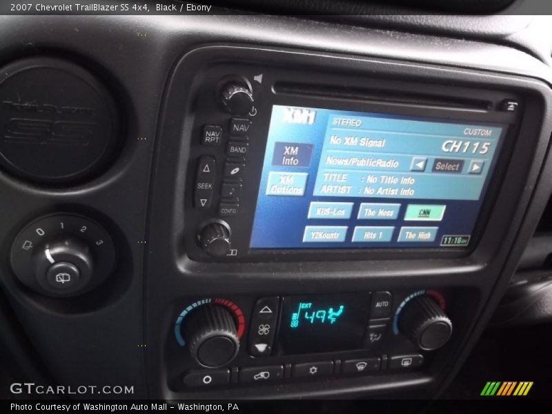 Black / Ebony 2007 Chevrolet TrailBlazer SS 4x4