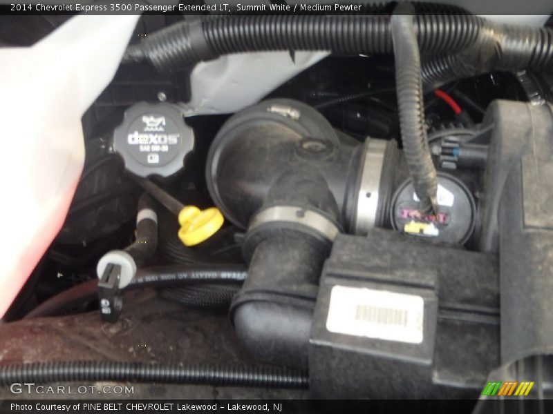 Summit White / Medium Pewter 2014 Chevrolet Express 3500 Passenger Extended LT