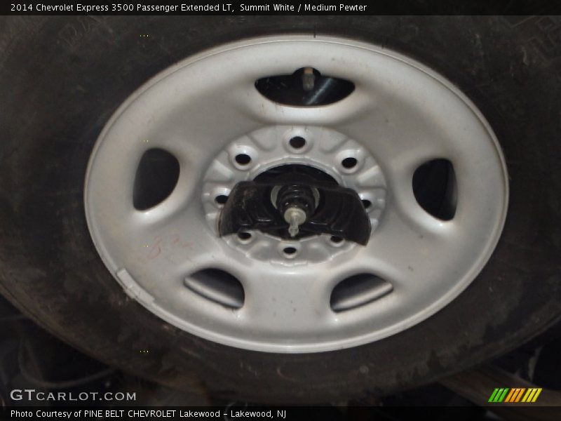 Summit White / Medium Pewter 2014 Chevrolet Express 3500 Passenger Extended LT