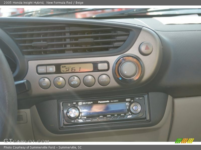 Controls of 2005 Insight Hybrid