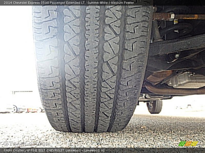 Summit White / Medium Pewter 2014 Chevrolet Express 3500 Passenger Extended LT