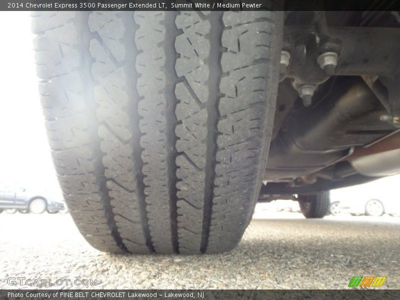 Summit White / Medium Pewter 2014 Chevrolet Express 3500 Passenger Extended LT