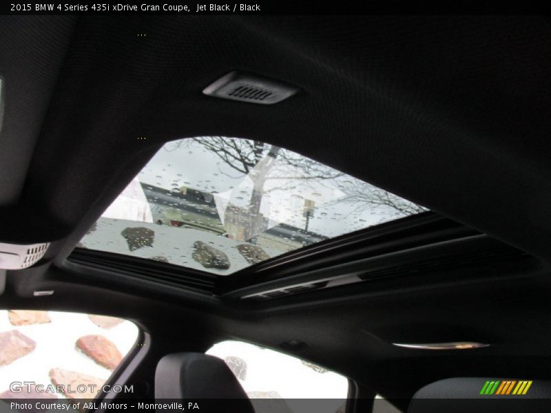 Jet Black / Black 2015 BMW 4 Series 435i xDrive Gran Coupe