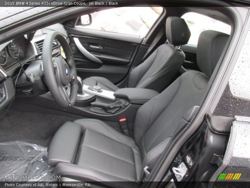 Jet Black / Black 2015 BMW 4 Series 435i xDrive Gran Coupe