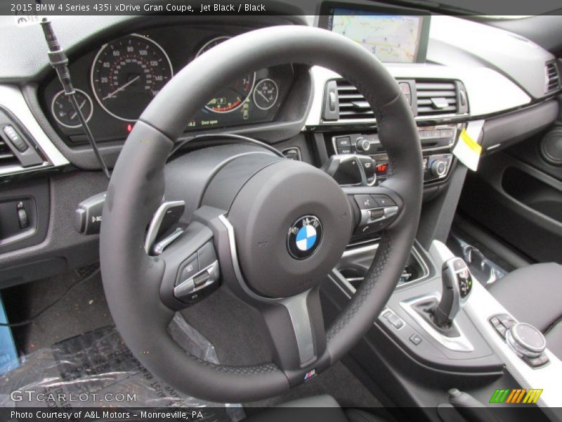 Jet Black / Black 2015 BMW 4 Series 435i xDrive Gran Coupe
