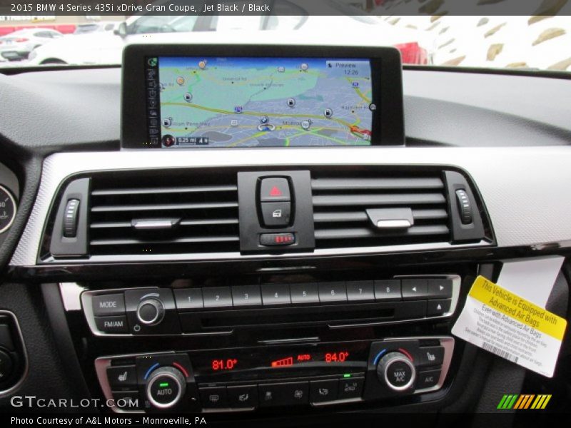 Jet Black / Black 2015 BMW 4 Series 435i xDrive Gran Coupe