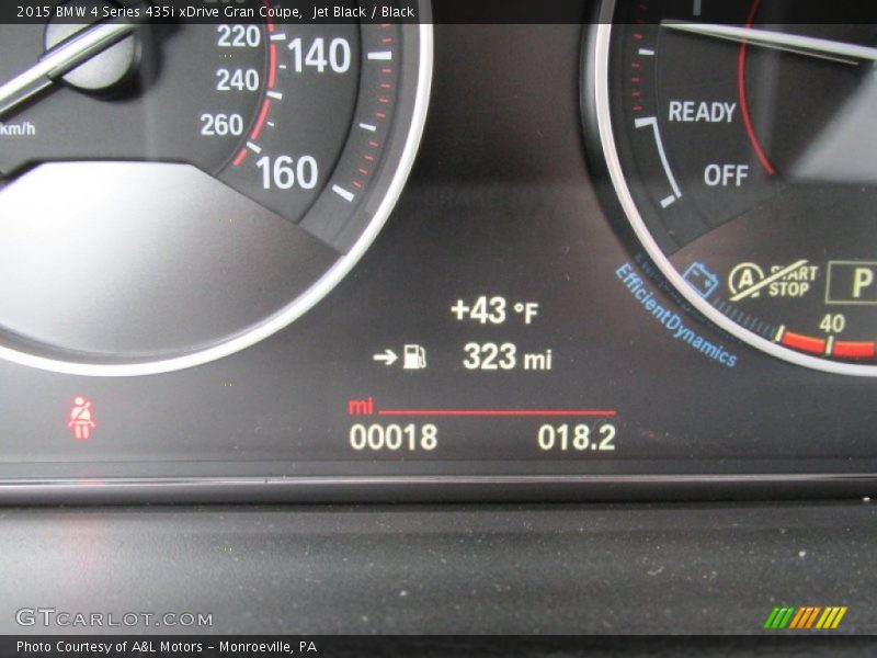 Jet Black / Black 2015 BMW 4 Series 435i xDrive Gran Coupe