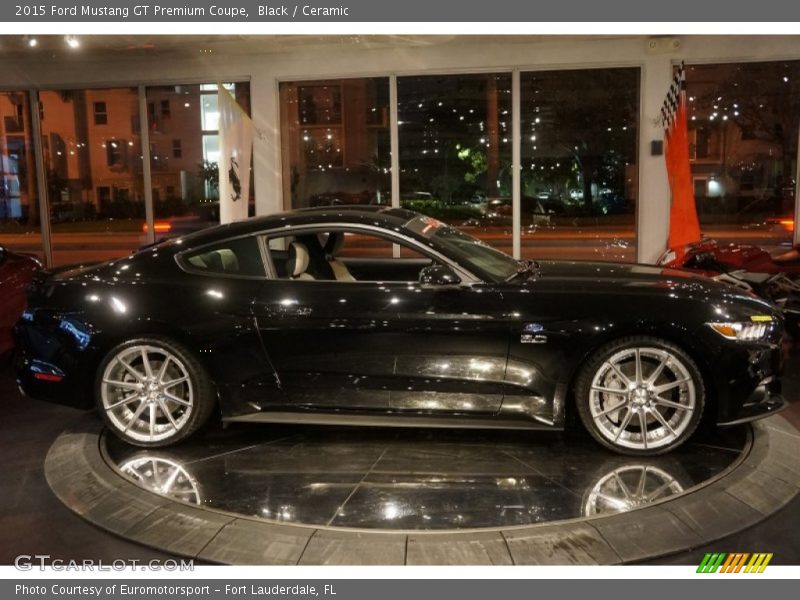 Black / Ceramic 2015 Ford Mustang GT Premium Coupe