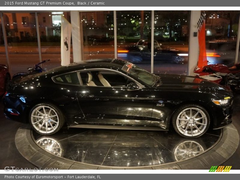 Black / Ceramic 2015 Ford Mustang GT Premium Coupe