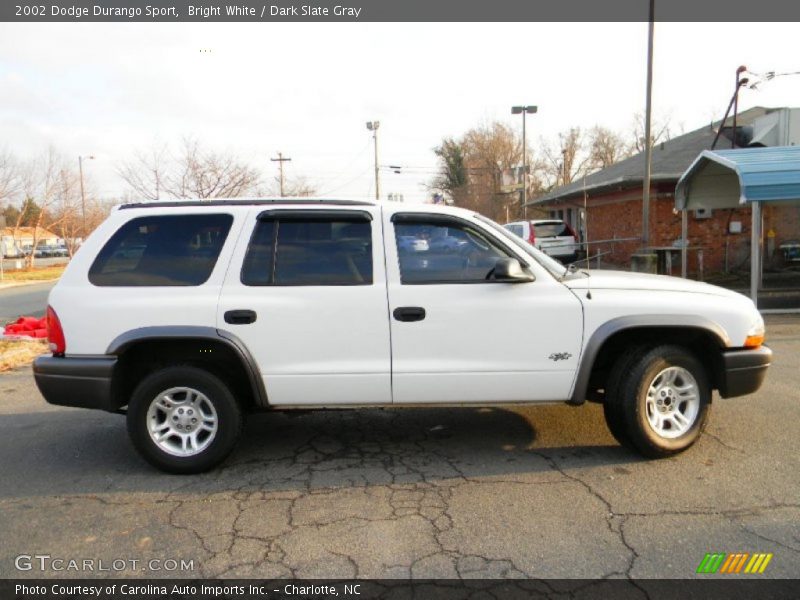 Bright White / Dark Slate Gray 2002 Dodge Durango Sport
