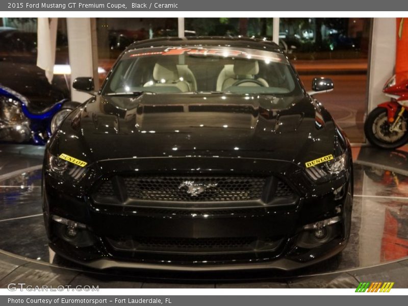 Black / Ceramic 2015 Ford Mustang GT Premium Coupe