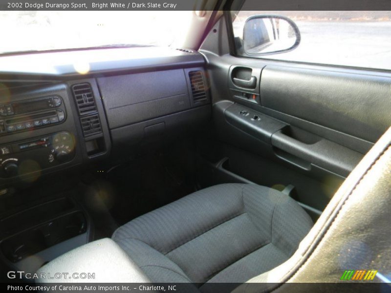 Bright White / Dark Slate Gray 2002 Dodge Durango Sport