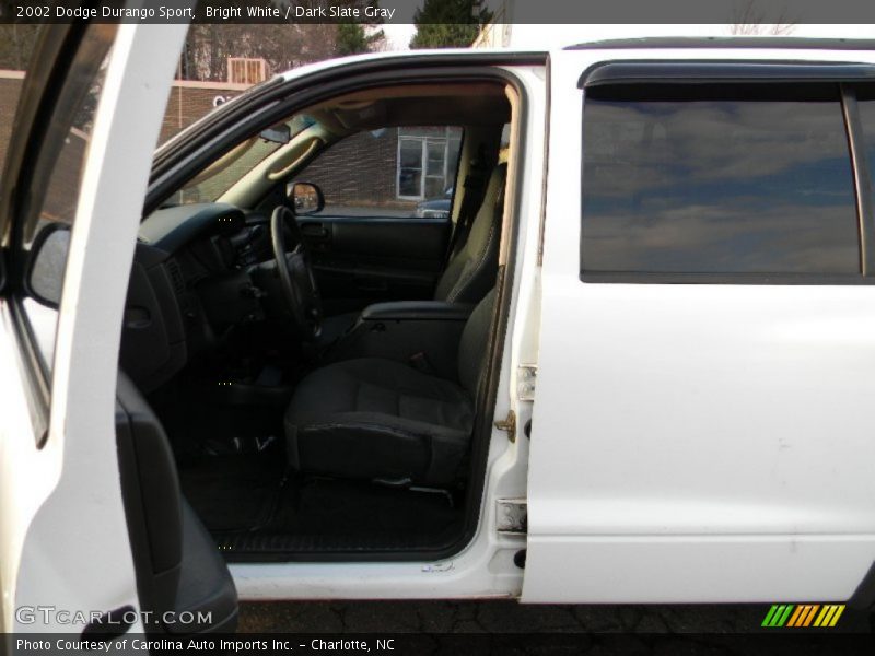 Bright White / Dark Slate Gray 2002 Dodge Durango Sport