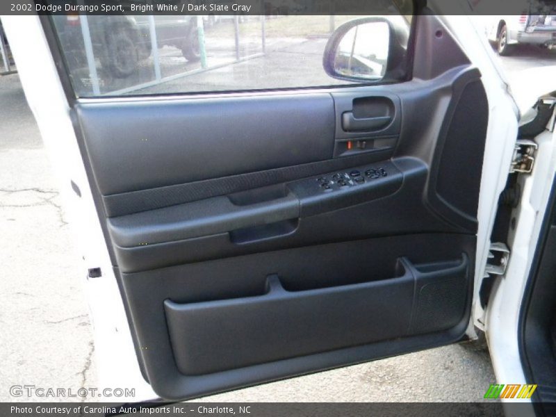 Bright White / Dark Slate Gray 2002 Dodge Durango Sport