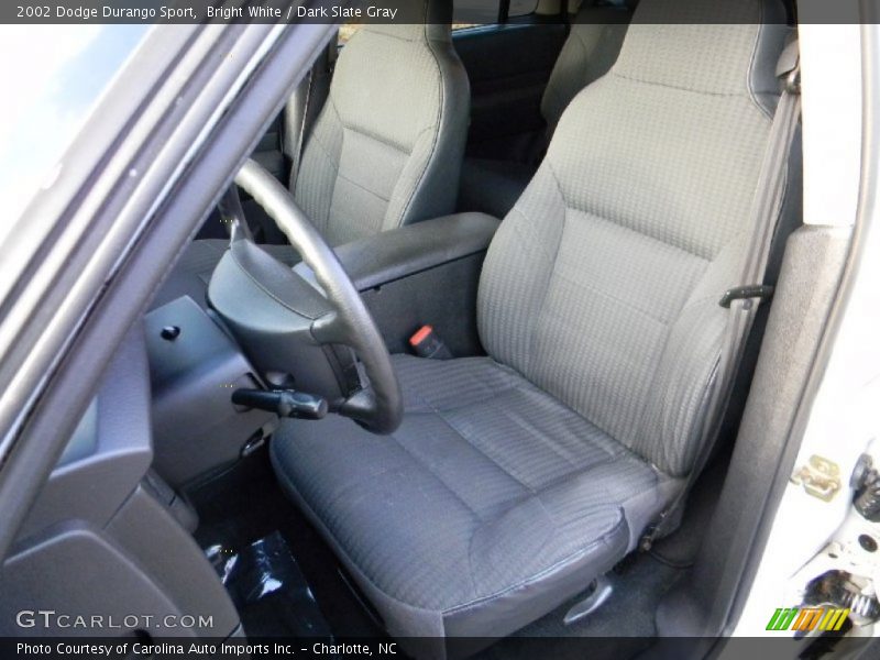Bright White / Dark Slate Gray 2002 Dodge Durango Sport