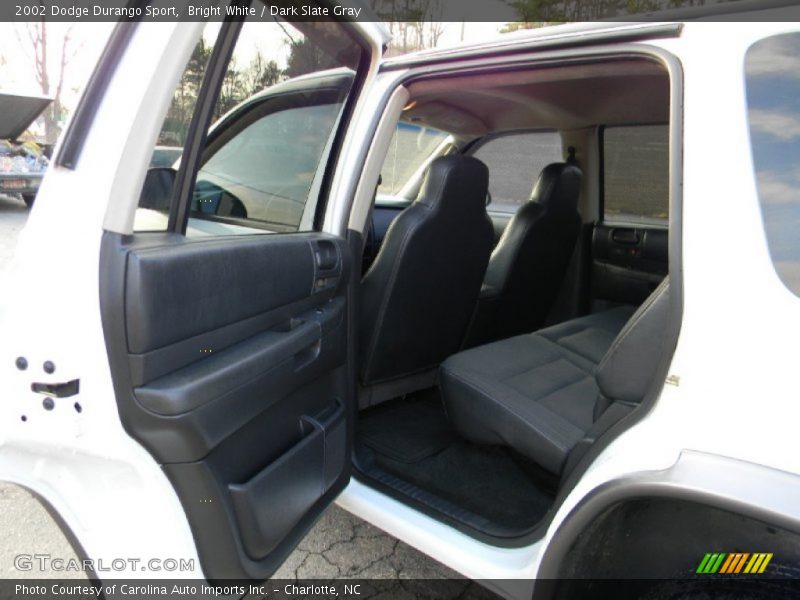 Bright White / Dark Slate Gray 2002 Dodge Durango Sport