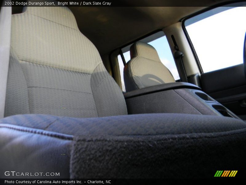 Bright White / Dark Slate Gray 2002 Dodge Durango Sport