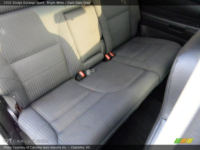 Bright White / Dark Slate Gray 2002 Dodge Durango Sport
