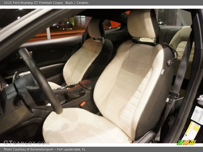 Black / Ceramic 2015 Ford Mustang GT Premium Coupe