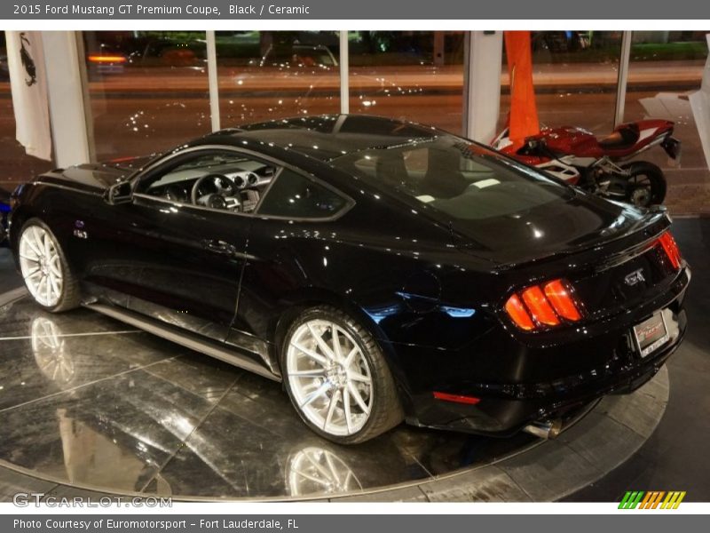 Black / Ceramic 2015 Ford Mustang GT Premium Coupe