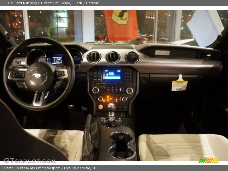 Black / Ceramic 2015 Ford Mustang GT Premium Coupe