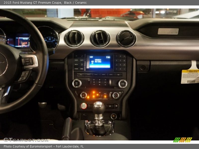 Black / Ceramic 2015 Ford Mustang GT Premium Coupe