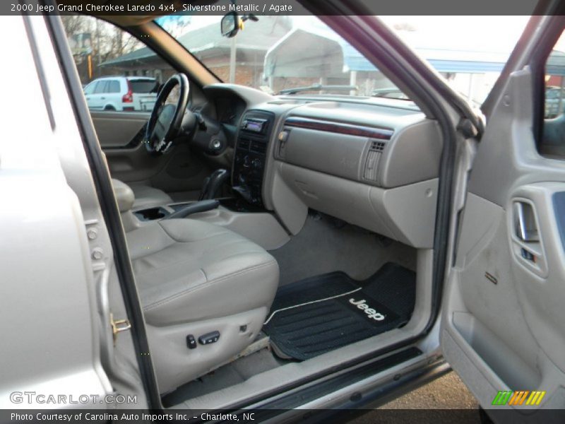 Silverstone Metallic / Agate 2000 Jeep Grand Cherokee Laredo 4x4