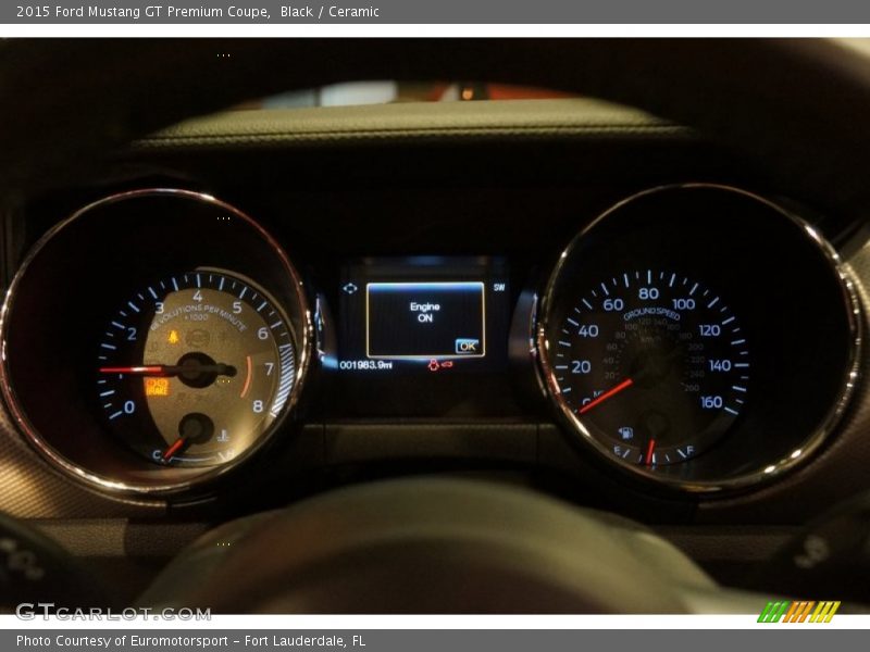 Black / Ceramic 2015 Ford Mustang GT Premium Coupe