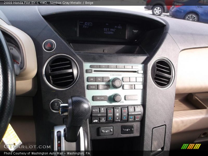 Nimbus Gray Metallic / Beige 2009 Honda Pilot EX-L 4WD
