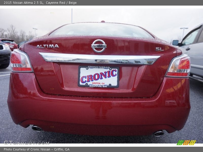 Cayenne Red / Beige 2015 Nissan Altima 2.5 SL