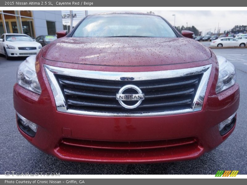 Cayenne Red / Beige 2015 Nissan Altima 2.5 SL