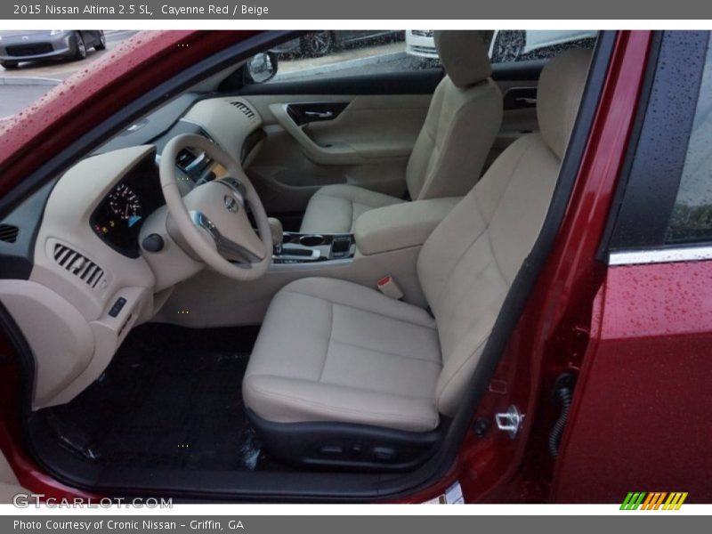Cayenne Red / Beige 2015 Nissan Altima 2.5 SL