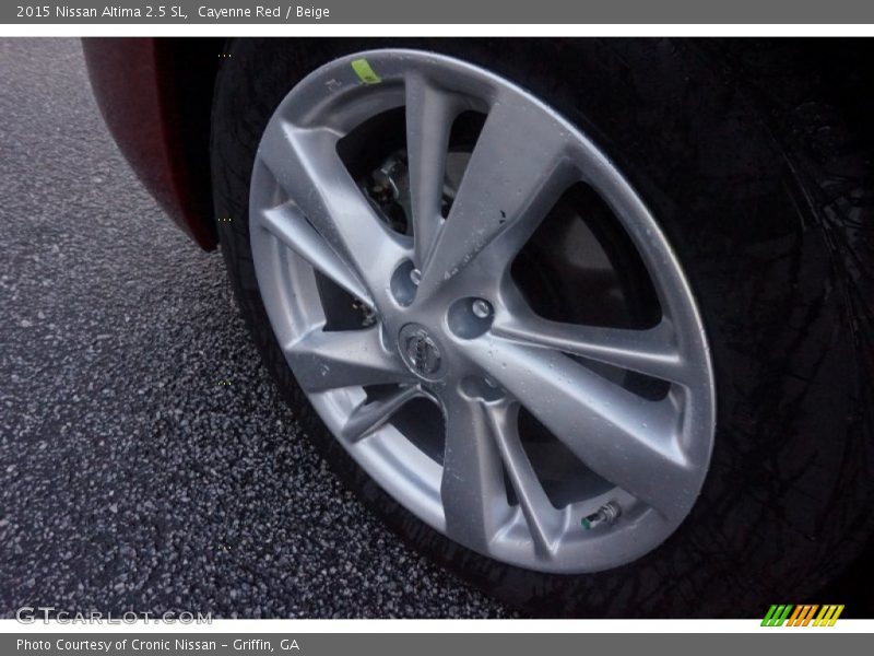 Cayenne Red / Beige 2015 Nissan Altima 2.5 SL