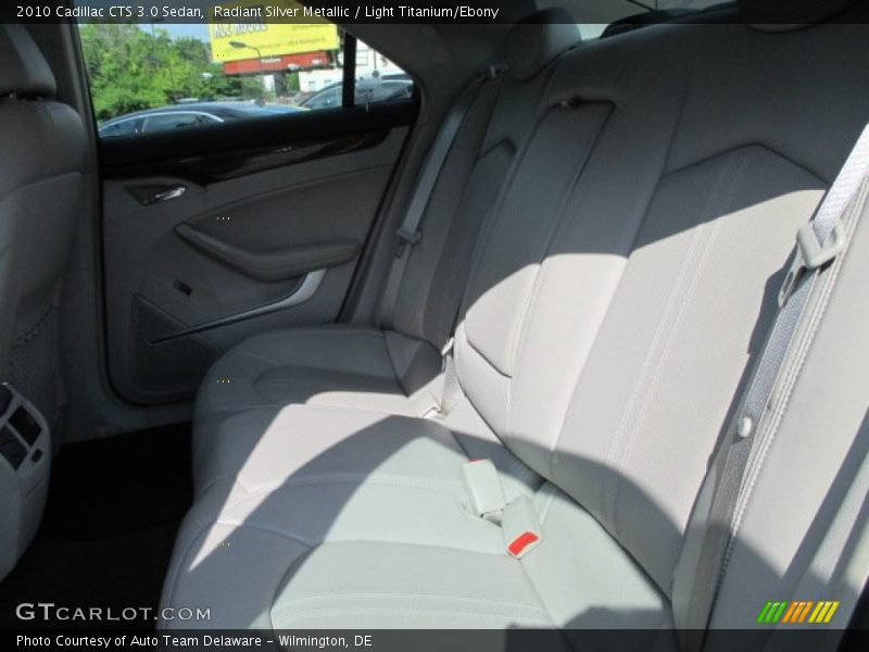 Radiant Silver Metallic / Light Titanium/Ebony 2010 Cadillac CTS 3.0 Sedan