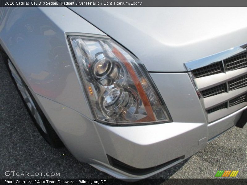 Radiant Silver Metallic / Light Titanium/Ebony 2010 Cadillac CTS 3.0 Sedan