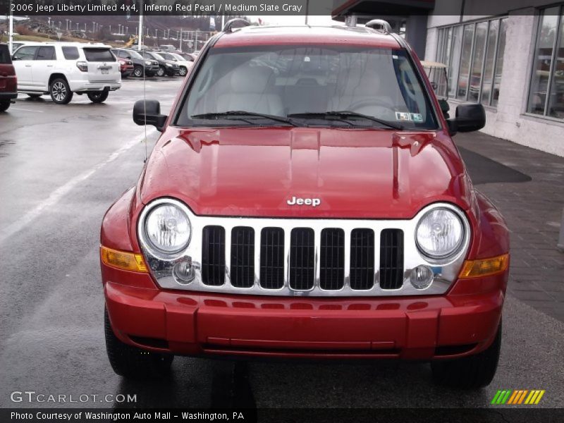 Inferno Red Pearl / Medium Slate Gray 2006 Jeep Liberty Limited 4x4