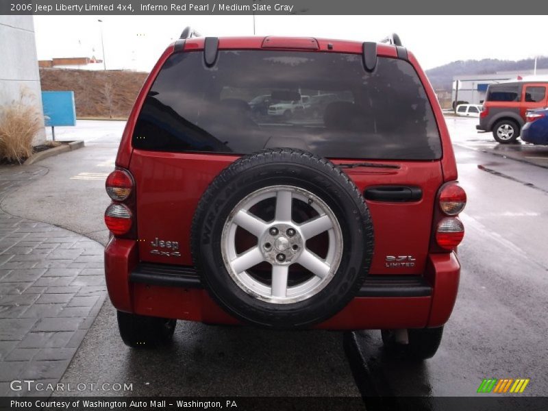 Inferno Red Pearl / Medium Slate Gray 2006 Jeep Liberty Limited 4x4