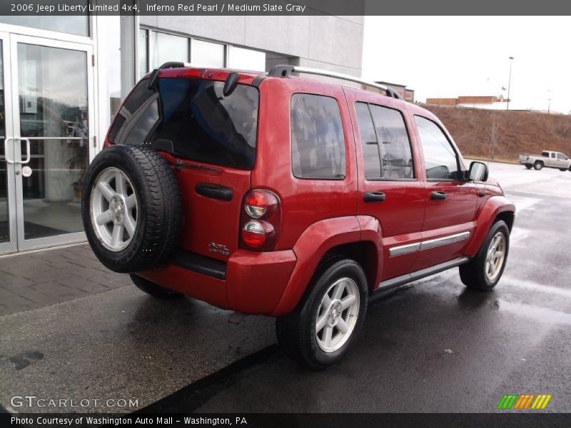 Inferno Red Pearl / Medium Slate Gray 2006 Jeep Liberty Limited 4x4