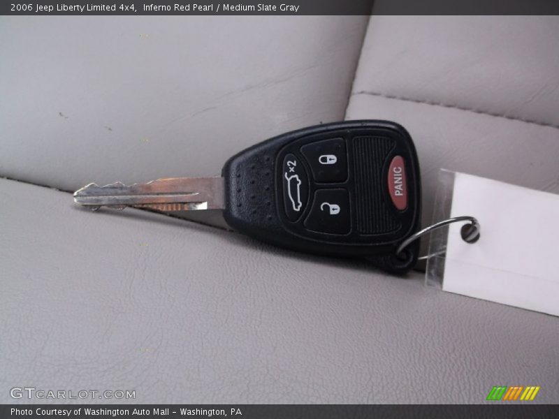 Inferno Red Pearl / Medium Slate Gray 2006 Jeep Liberty Limited 4x4