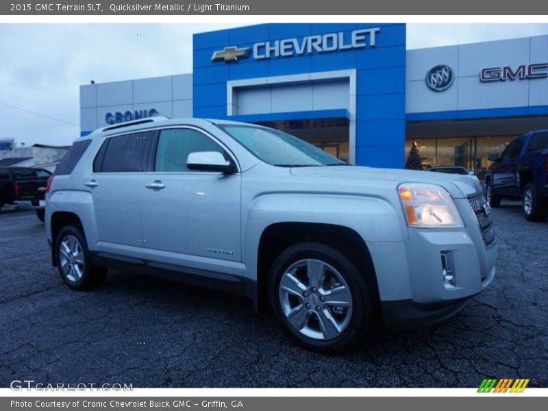 Quicksilver Metallic / Light Titanium 2015 GMC Terrain SLT