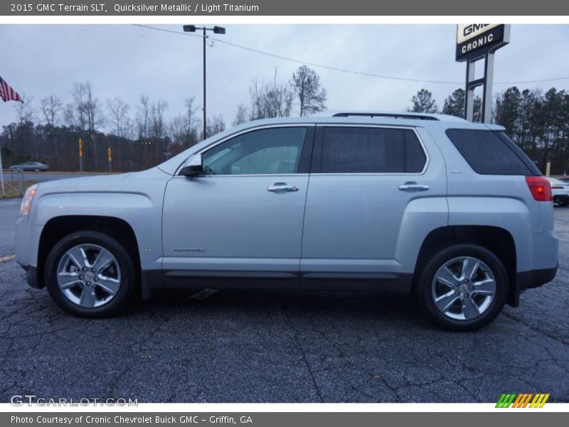 Quicksilver Metallic / Light Titanium 2015 GMC Terrain SLT