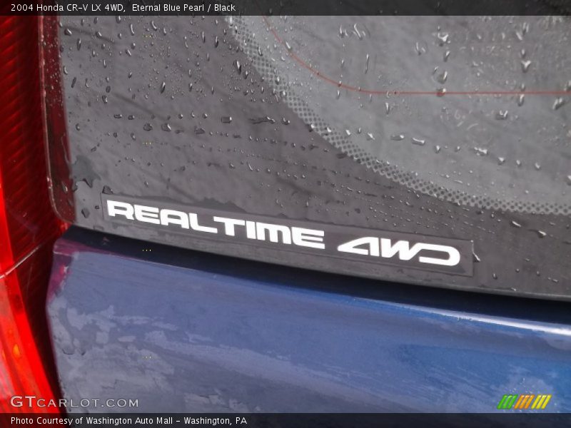 Eternal Blue Pearl / Black 2004 Honda CR-V LX 4WD