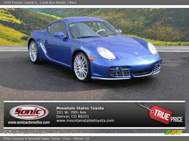Cobalt Blue Metallic / Black 2006 Porsche Cayman S