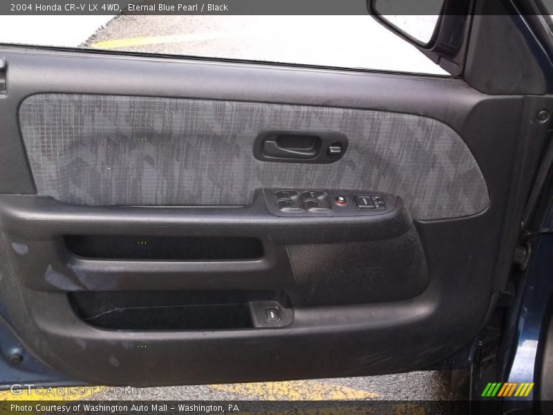 Eternal Blue Pearl / Black 2004 Honda CR-V LX 4WD